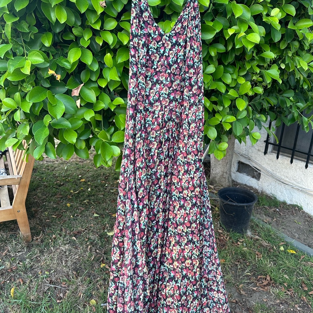 Victoria Beckham Multicolor Floral Dress